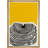 " Yellow Color Block And Fingerprint Shape Geometric "