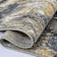 Modern Abstract Mottled Rug, Canvas Design, Woven, Grey Blue Yellow Beige-199966248