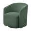 Fauteuil demi-tonneau pivotant vert