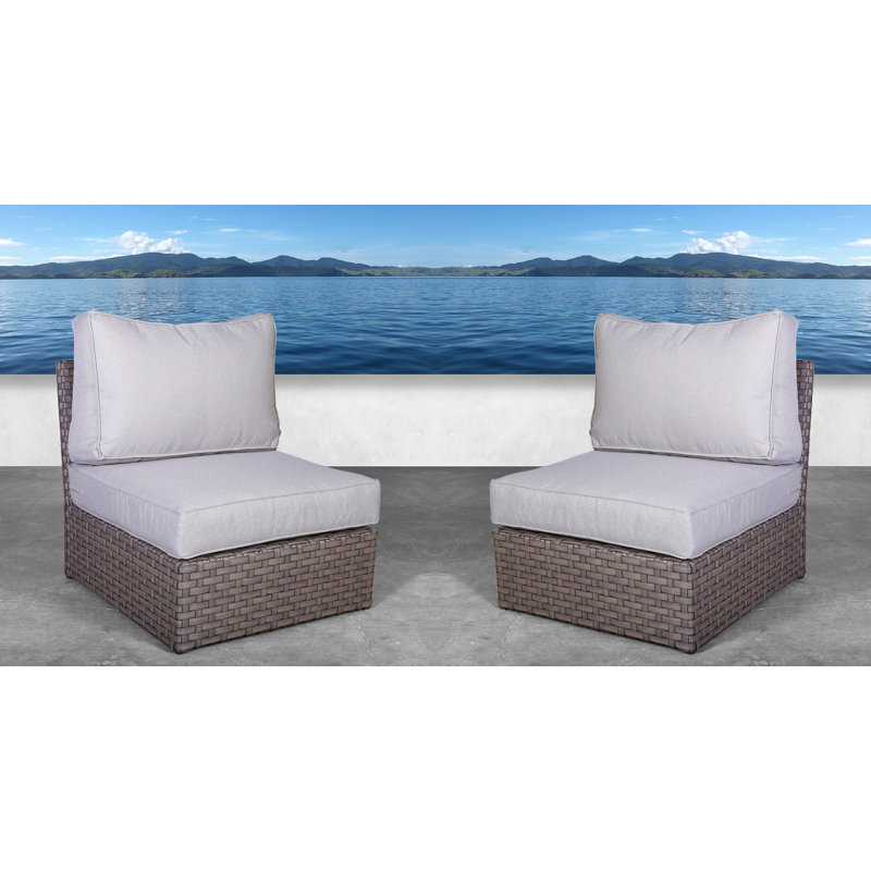 Chaise de patio avec coussins Resort