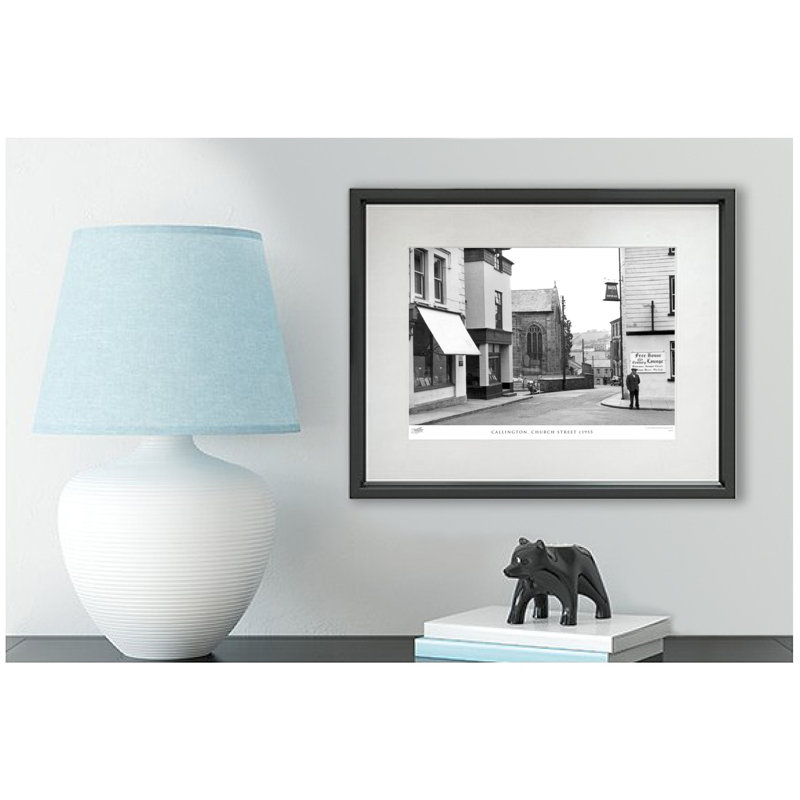 Callington, Church Street C1955 - Single Picture Frame Print, 60cm H x 80cm W x 2.3cm D