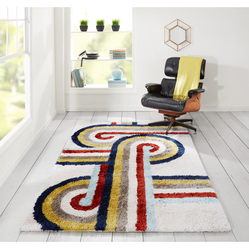 Tapis fait main, Rectangle 7 pi 6 po x 9 pi 6 po