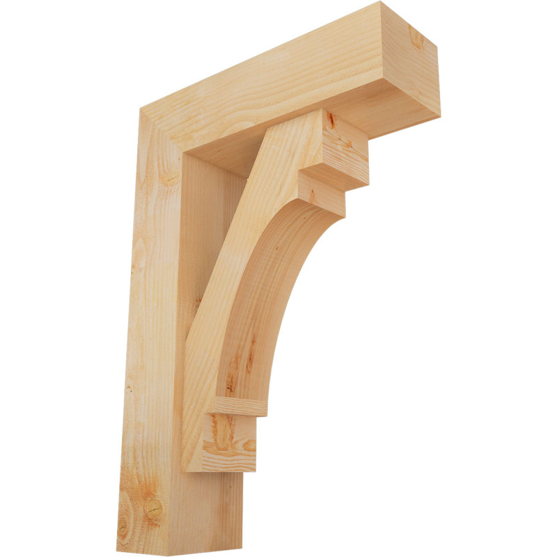 Support Merced Block avec support décalé, 38 x 26, Sapin Douglas de l 8 po (scié brut)