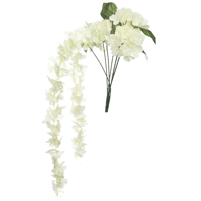 Jet de hortensia artificiel