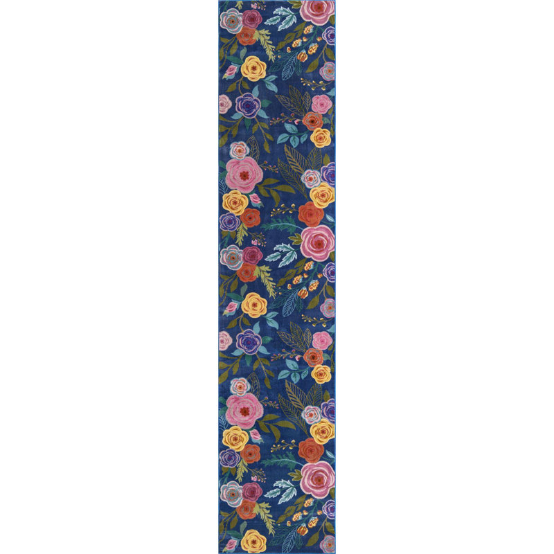 Floral Indoor Rug, Rectangle 7'10" x 10'