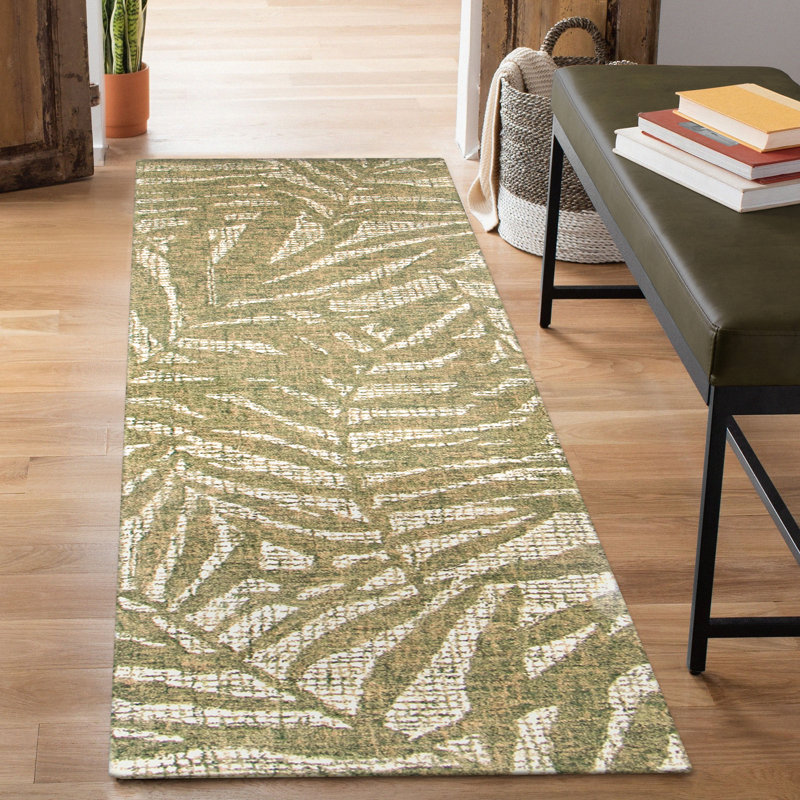 Tapis en laine Muhlfeld, Tapis de couloir 2 pi x 7 pi 6 po