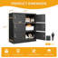 Armoire de rangement verrouillable 6 portes-94935539