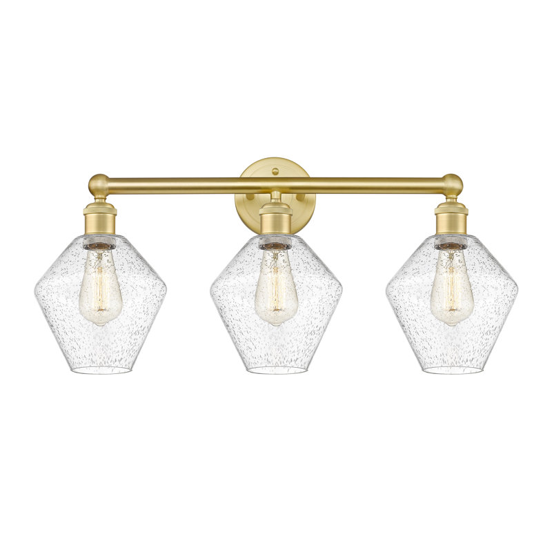 Amylea 3 - Light Dimmable Vanity Light, Satin Gold