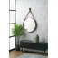 Round Leather Mirror-109789601