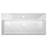 Nantucket Sinks Newport 36'' White Fireclay Rectangular Wall Mount Bathroom Sink with Overflow