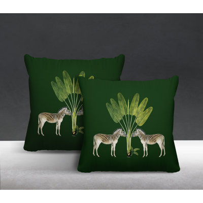 Indoor / Outdoor Square Pillow Cover & Insert