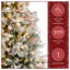 Snowy Bedford 7.5' Frosted Green Pine Artificial Christmas Tree with 700 Clear Lights