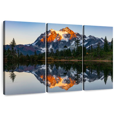 Alvord Mount Baker Lake Sunset