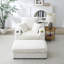 Chaise rembourrée avec repose-pieds Abegale-1025926515