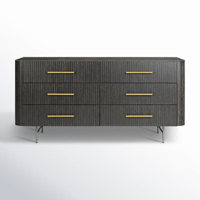Geira Fluted 6 - Drawer Dresser by AllModern