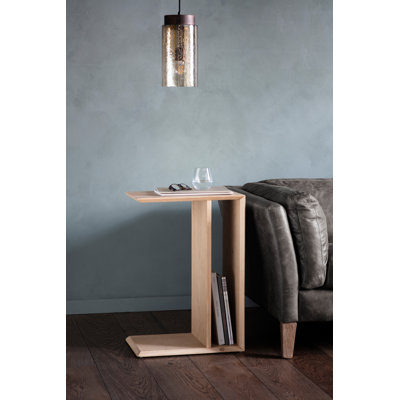 Branford Solid Wood C Table End Table