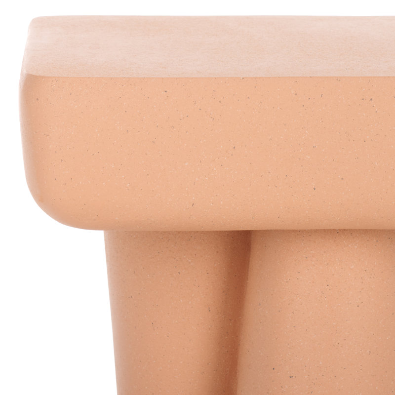 Leeza Accent Table, Terracotta
