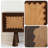 Retro Nut-Brown Solid Wood Sideboard