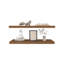 Tablette flottante Dallas, salon, acajou-128899032