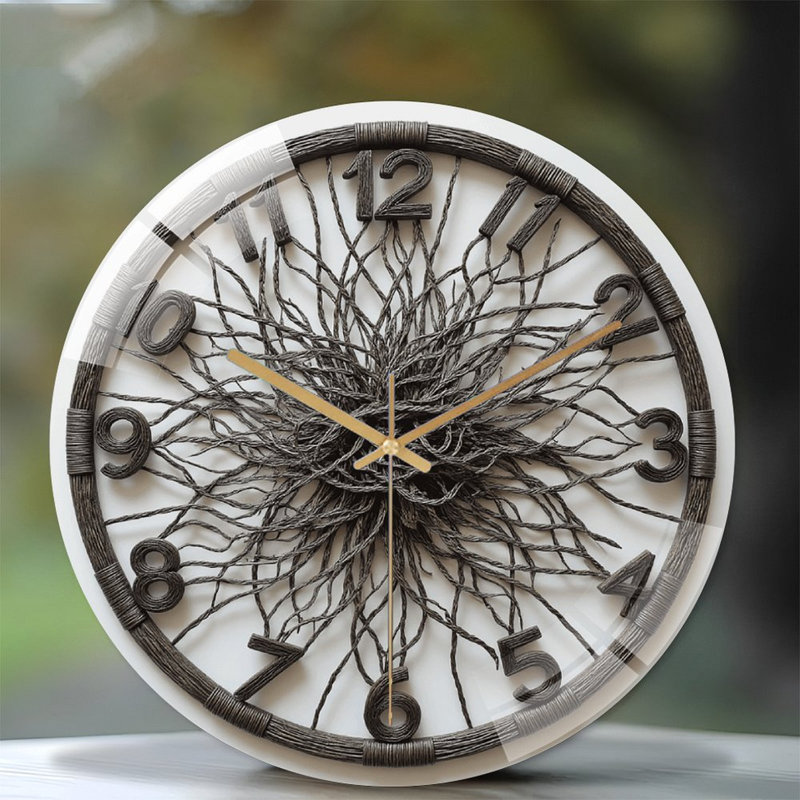 Horloge murale moderne 12 po