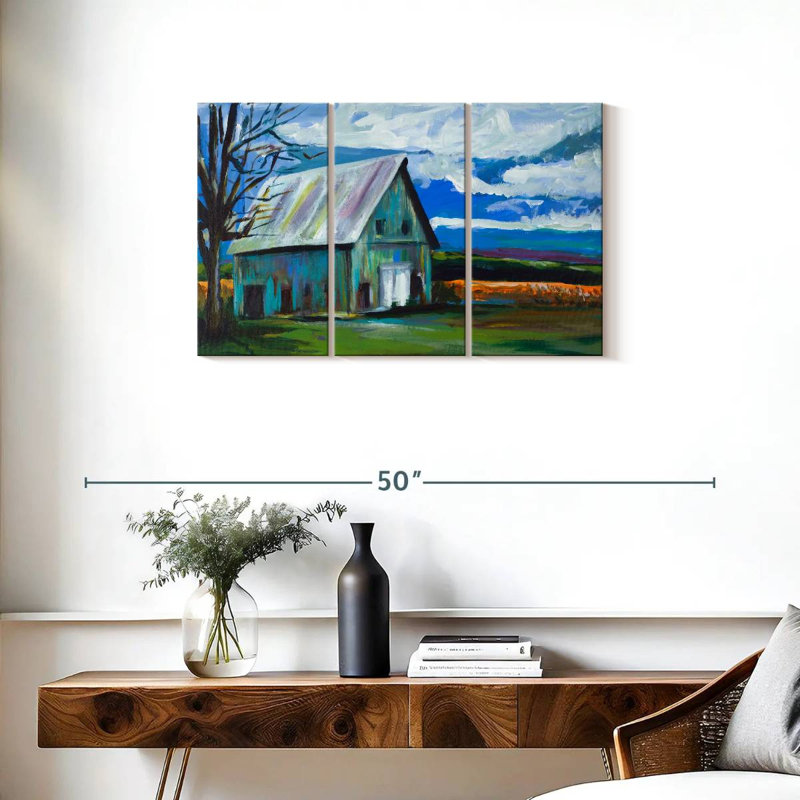 Lilie Old Barn, 20" H x 33" W