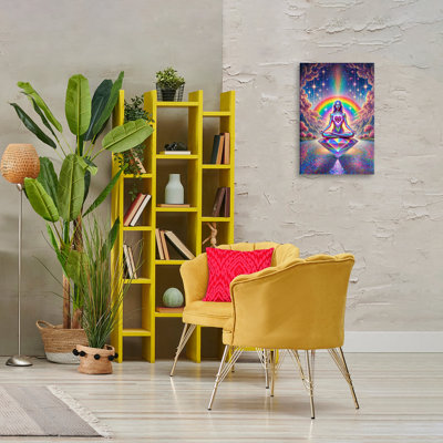 Spiritual Enlightenment Meditation Canvas, design by Spirit of the Rainbow