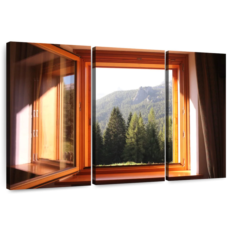 Lilie Window To The Pines, 28" H x 45" W
