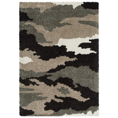 Millia Shag Performance Camouflage Rug