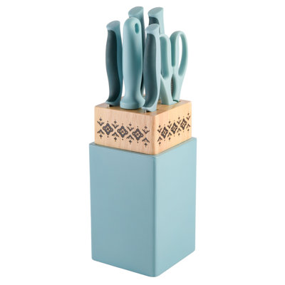 Gibson Tia Mowry 7 Piece Stainless Steel Knife Block Set
