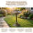 Bojerski Aluminum and Iron Tiered Birdbath