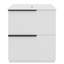 Meuble-lavabo de 30 po avec aspect blanc, tiroirs à extension et tiroir à fermeture en douceur avec compartiments de rangement intelligents, 17,5 po de long, fonction déversement