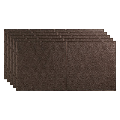 24.375'' L x 48.375'' W Textured Vinyl Glue Up Ceiling Tile