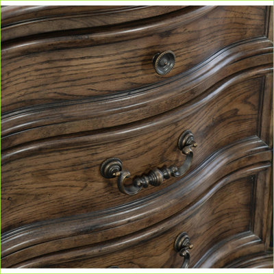 Table de chevet 3 tiroirs Traditional