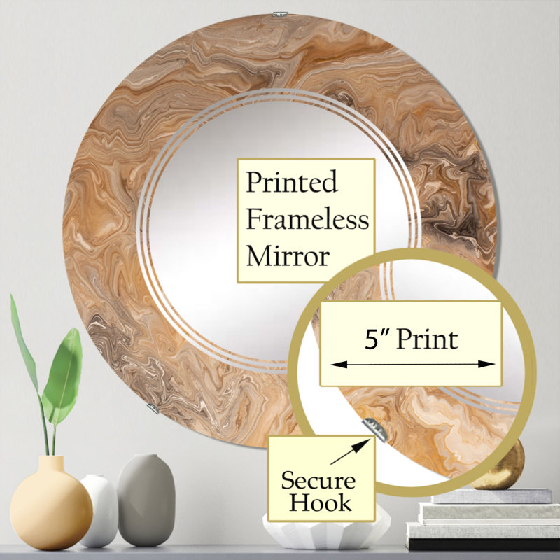 Miroir de salle de bain sans cadre, 24 po x 24 po