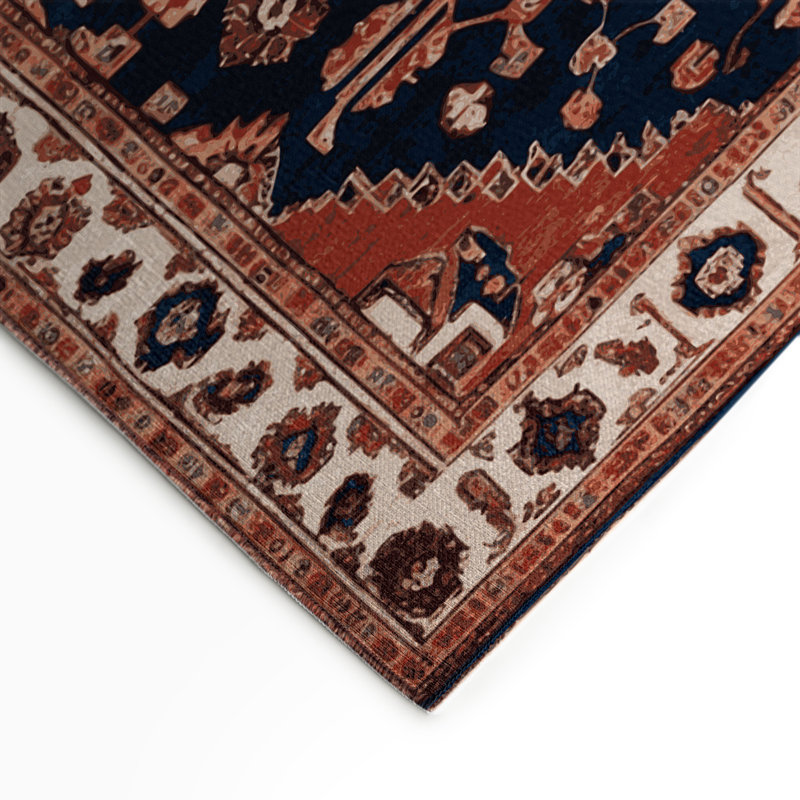 Tapis turc intérieur et extérieur brun, Rectangle 5 pi x 7 pi