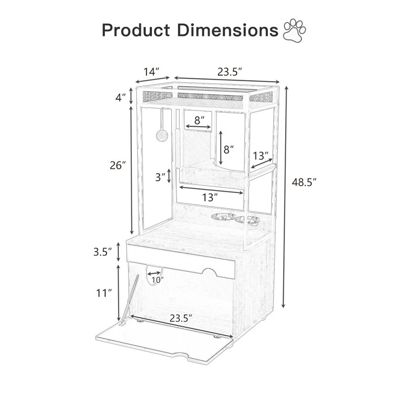 Dinant Litter Box Enclosure