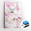 Magnetic Memo Board Whiteboard - 40 x 60cm - Includes Marker and Magnets - Flowers roses