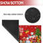 Ensemble de 2 tapis de cuisine antidérapants de Noël, tapis de sol lavable avec motif de famille des Fêtes, décor de Noël d'hiver pour évier, entrée et cuisine