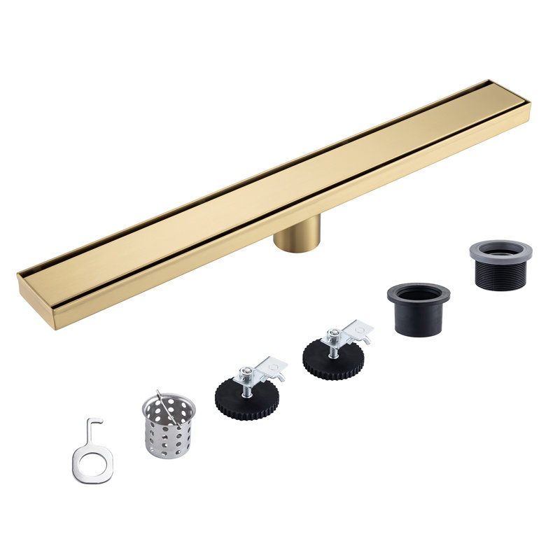 24'' W Linear Grid, Brushed Gold