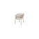 Ocean Stacking Patio Dining Armchair Frame with Cushion