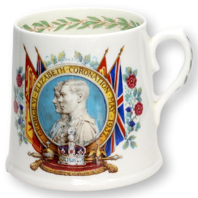 King George VI Porcelain Coffee Mug