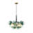 Meyana 6 - Light Gradient Shades Sputnik Sphere Glass Bubble Chandelier-703620758
