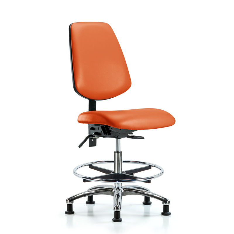 Chaise à dessin banc Aryana, Patins, Inclus, Orange