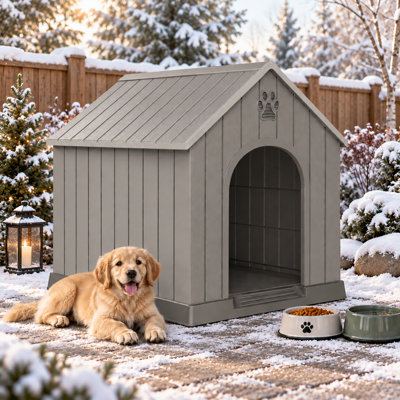 All-Weather Plastic Small Dog House