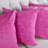 Textured Velvet Throw Pillow Cover-316779481