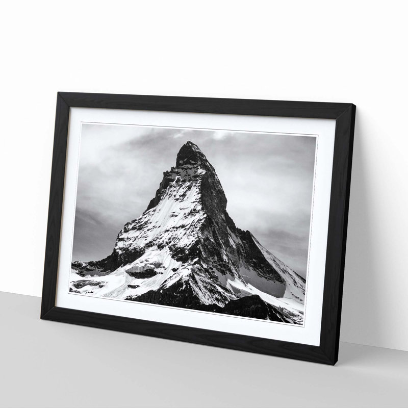 Single Picture Frame Print, Black