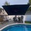 Parasol rectangulaire en porte-à-faux marine de 10 pi x 13 pi Tonquin-49408932