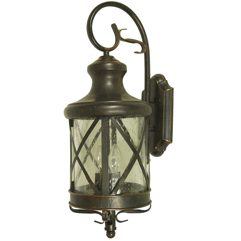 Luminaire de grange en bronze huilé à 1 lumière Carlecia