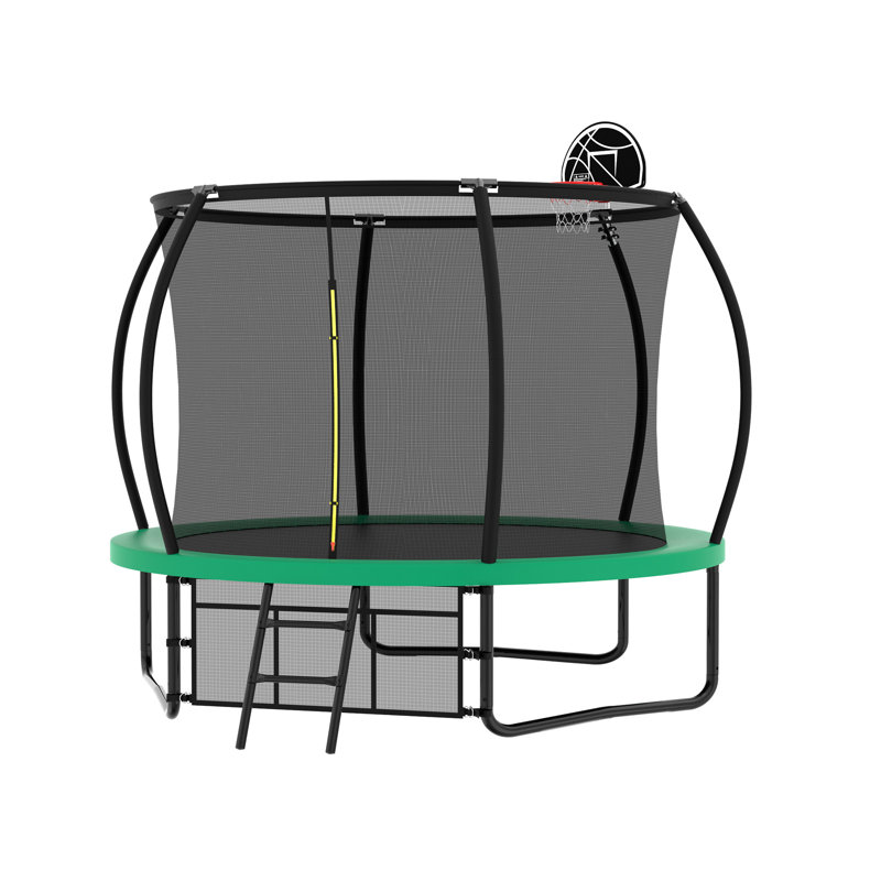 Trampoline citrouille 10 pi, Vert