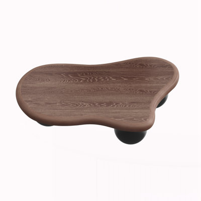 Coffee Table with 3 Ball Legs for Living Room
